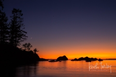 Rosario Beach Moon